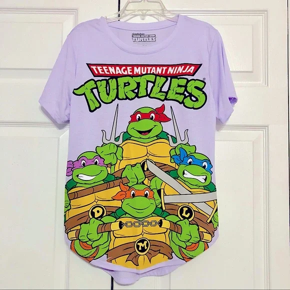 Teenage Mutant Ninja Turtles 1987 Graphic Tee Shirt for Women’s Juniors